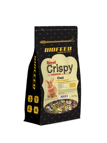 Royal Crispy Premium Cuni 750g - für Kaninchen - BIOFEED