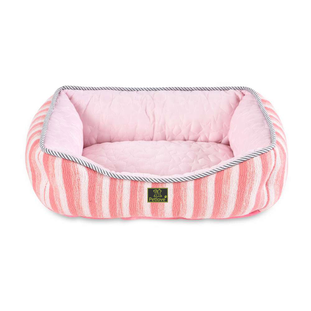 Rosa Hundebett 47x39x12cm [LEG194XSPK] - PETLOVE