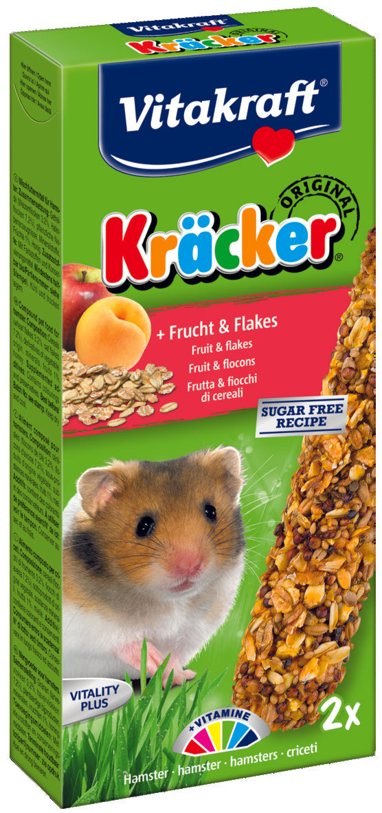 KRACKER Hamsterstick, Obst und Haferflocken 2St - VITAKRAFT