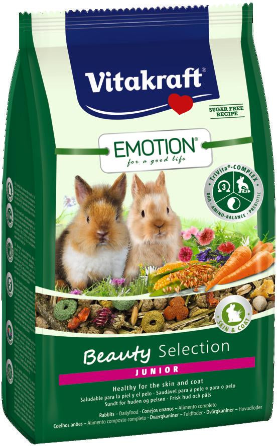 EMOTION BEAUTY JUNIOR Futter für junge Kaninchen 600g - VITAKRAFT