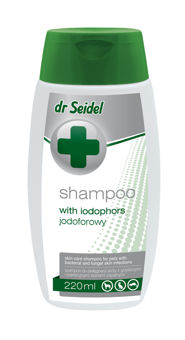 Pflegendes SHAMPOO mit Jodophoren 220ml - DR SEIDEL