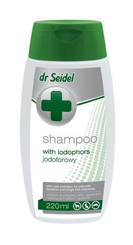 Pflegendes SHAMPOO mit Jodophoren 220ml - DR SEIDEL