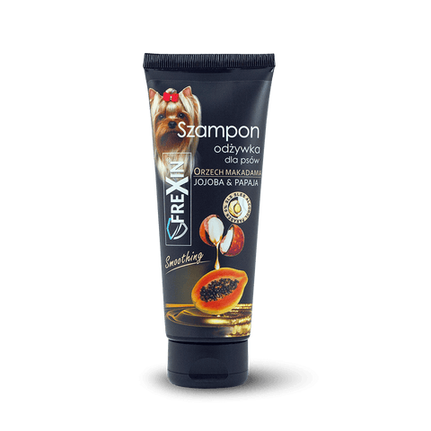 Shampoo + Spülung 2in1 für Hunde - Jojoba & Papaya 220g [25412] - FREXIN