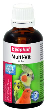 MULTI-VIT VINKA 50ML - Tropfen mit Vitaminen für Vögel - BEAPHAR