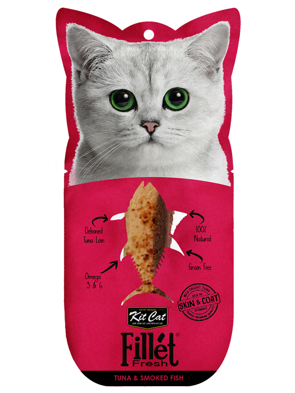 FILET FRISCHER THUNFISCH & GERÄUCHERTER FISCH 30g [KC-812] - KIT CAT