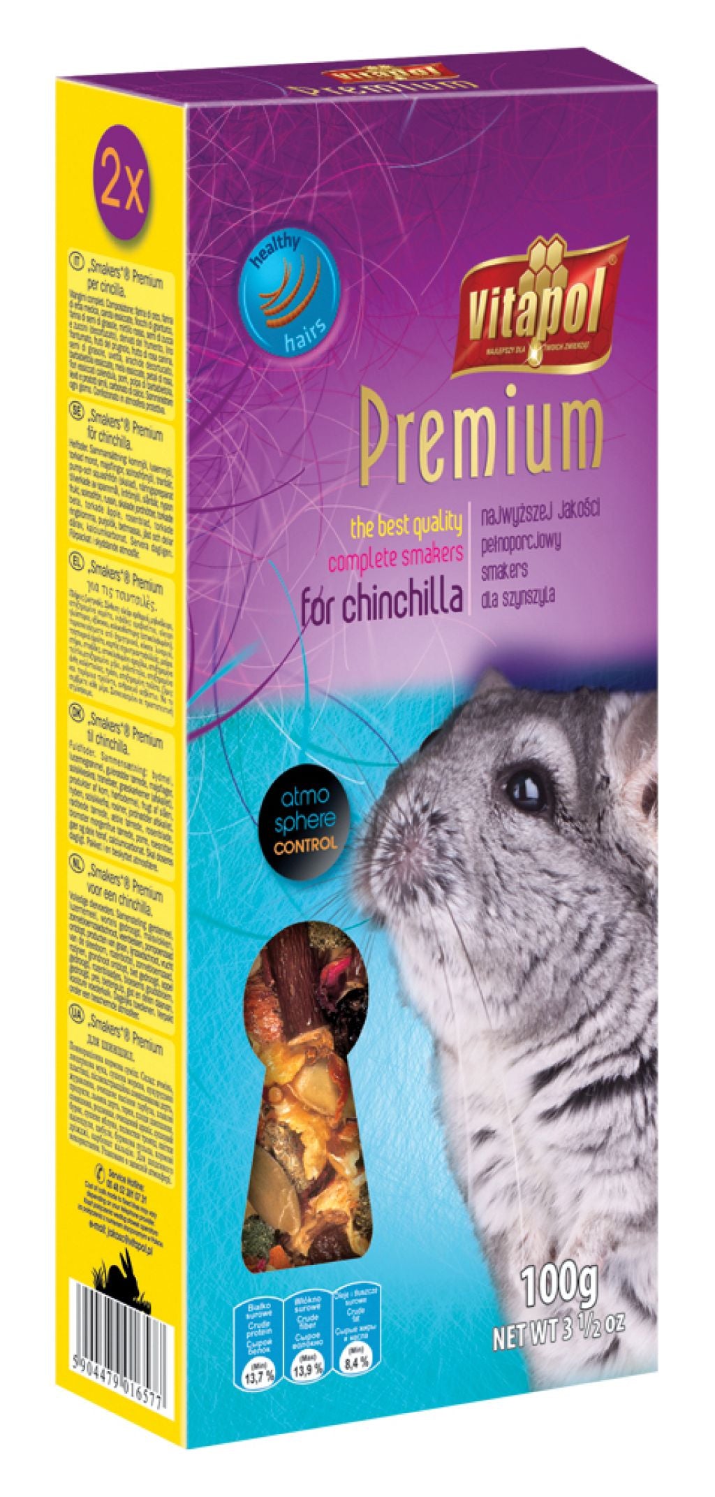 PREMIUM ZAPFER FÜR CHINCHILLA [ZVP-1657] 100g - VITAPOL