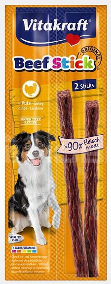 BEEF STICK 2 St. Truthahn-Delikatesse für Hunde - VITAKRAFT