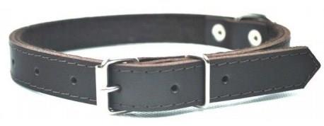 Lederhalsband - 40-75cm Braun - CHABA