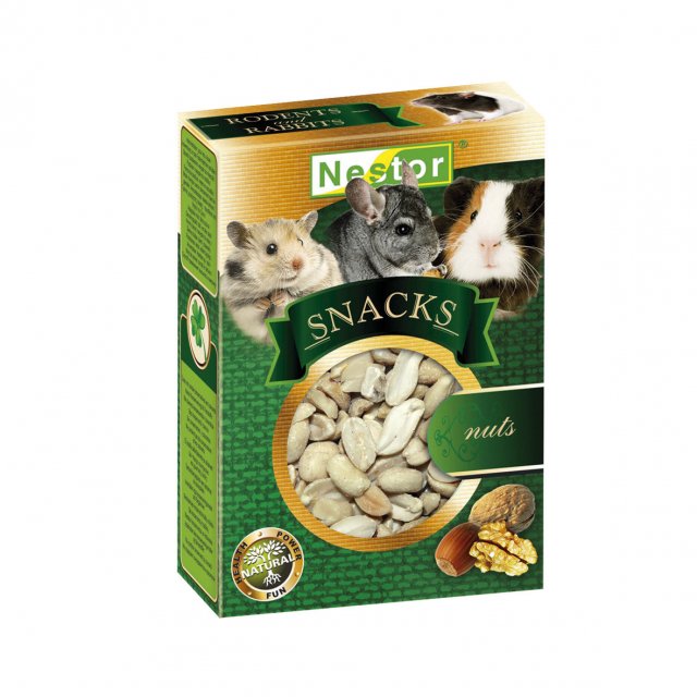 Snacks für Nager und Kaninchen - Nüsse 80g [OSOR] - NESTOR