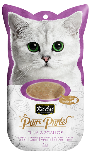 PurrPuree TUNA & SCALLOP (Thunfisch & Jakobsmuschel) [KC-867] 4x15g - KIT CAT