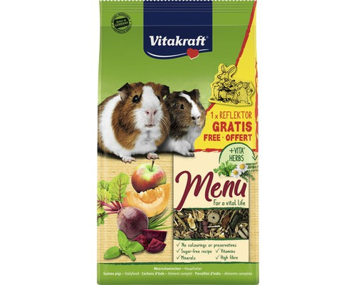 MENU VITAL Futter für Meerschweinchen 3kg + GRATIS - VITAKRAFT