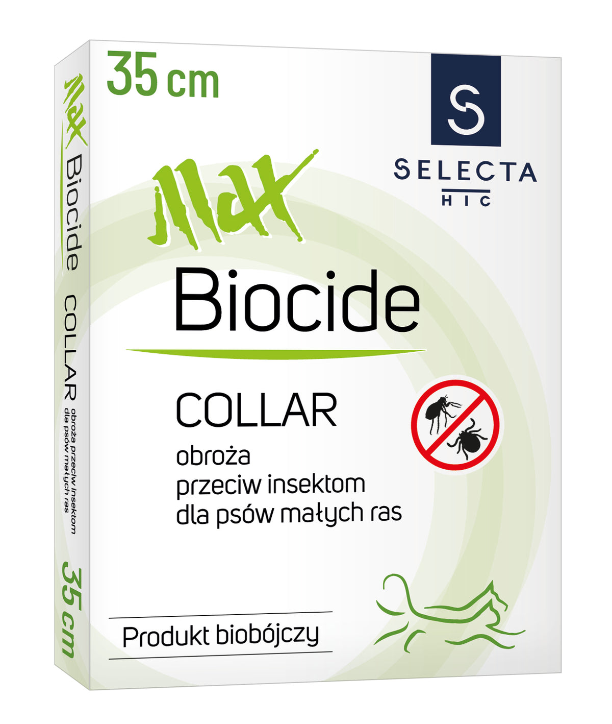 Biozidhalsband MaxBIOCIDE 35 cm rot - SELECTA