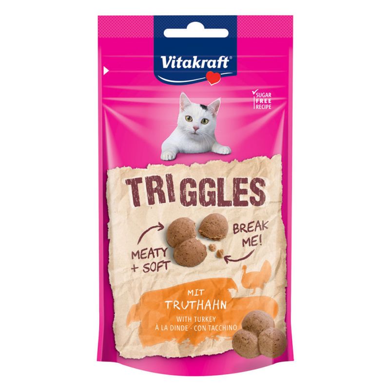 TRIGGLES Leckerli mit Truthahn für Katzen 40 g - VITAKRAFT