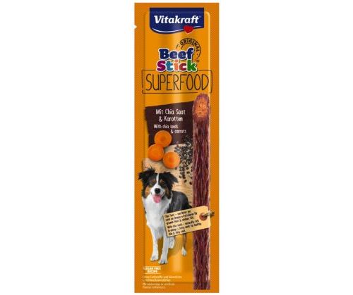 BEEF STICK Superfood Karotten-Chia-Leckerli für Hunde 1St - VITAKRAFT