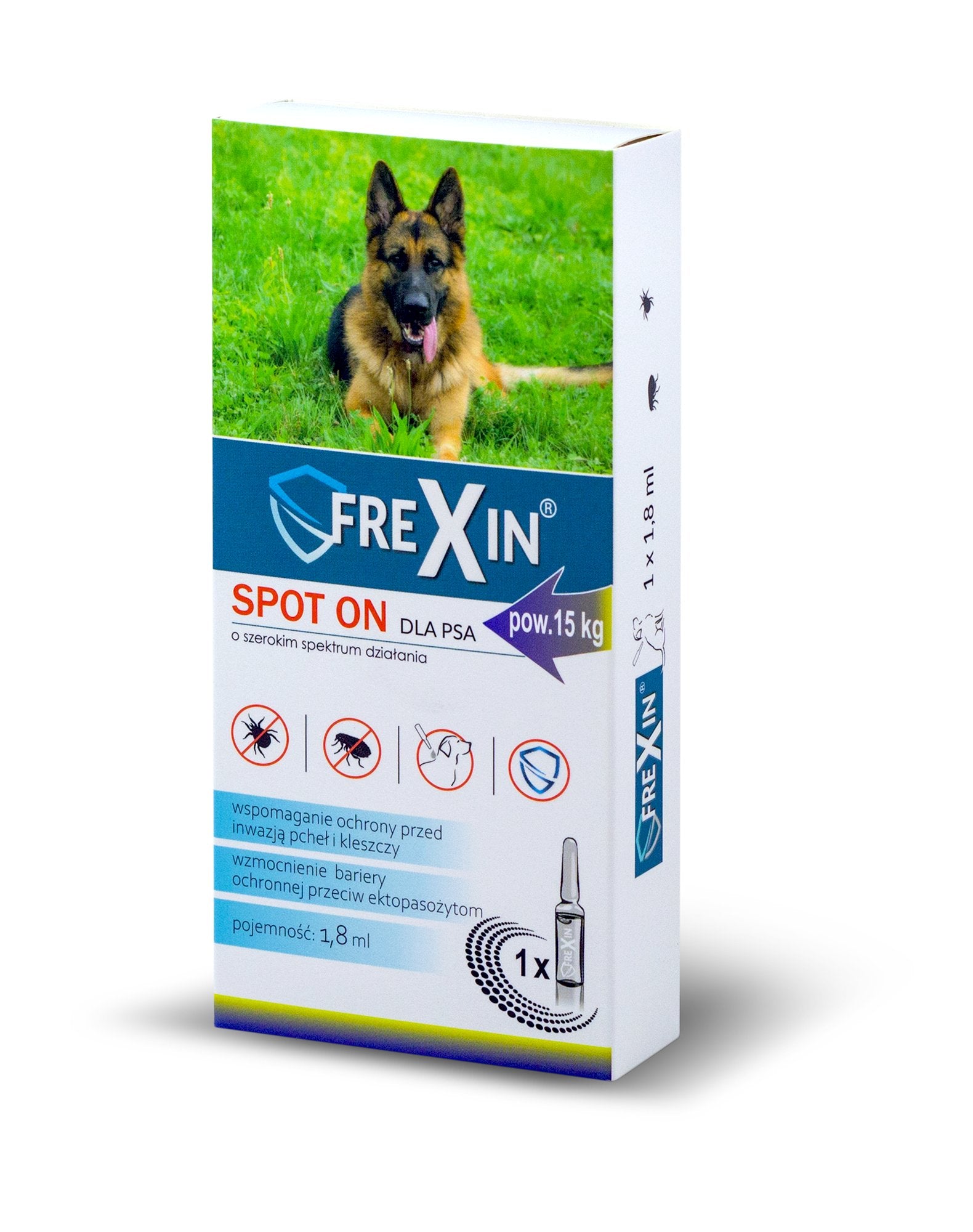 Tropfen gegen Ektoparasiten für Hunde 1,8 ml [24415] - FREXIN