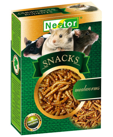 Snacks für Nagetiere und Kaninchen - getrockneter Mehlwurm 20 g [OSLM] - NESTOR