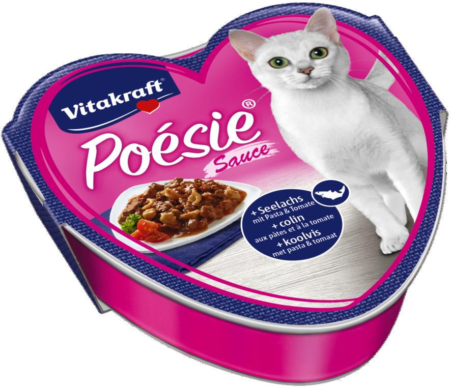 POESIE SAUCE Kabeljau, Nudeln und Tomatengericht für Katze 85g - VITAKRAFT