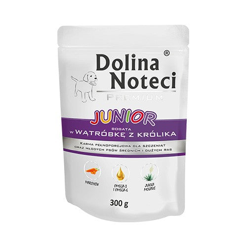 JUNIOR Reich an Kaninchenleber 300g - DOLINA NOTECI