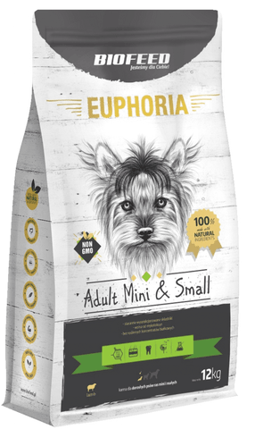 Euphoria Adult Mini&Small Breed - LAMM 12kg - BIOFEED