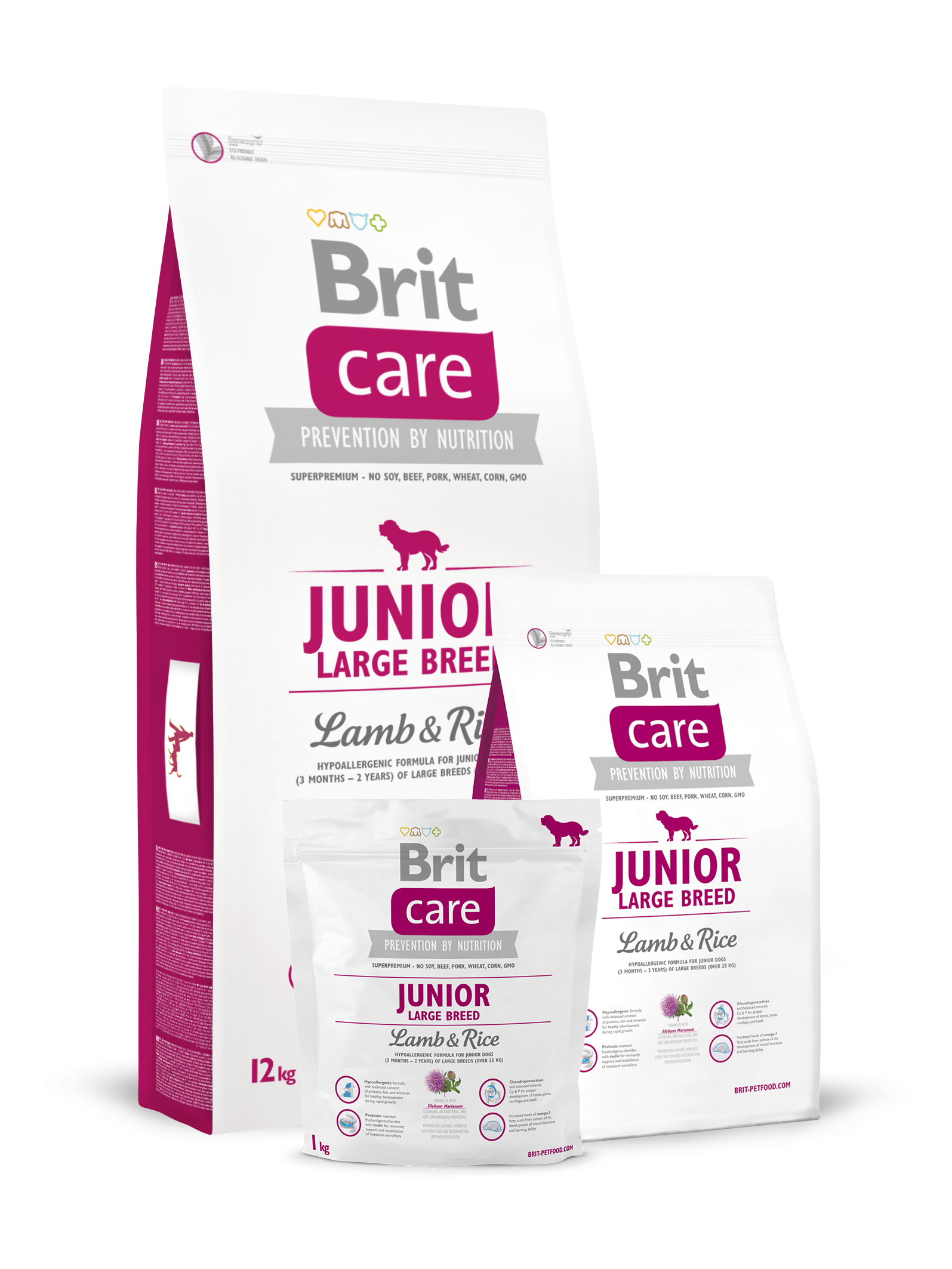 CARE JUNIOR LARGE RACE LAMM & REIS 3kg - BRIT