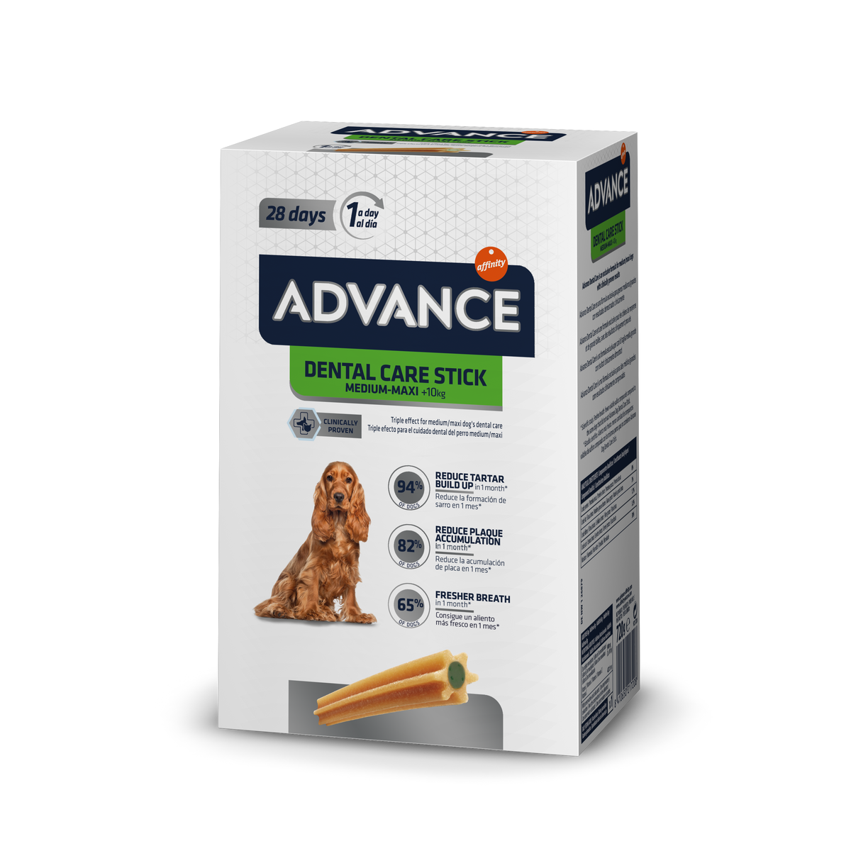 SNACK Dental Care Stick Medium MULTIPAK - Zahnleckerli für Hunde Multipack 4x180g [921720] - ADVANCE