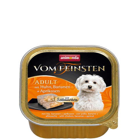 Vom Feinsten Gourmet Center Hühner-, Bananen- und Aprikosengericht 150g - ANIMONDA