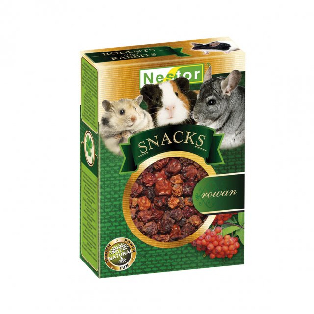 Snacks für Nager und Kaninchen - Vogelbeere 60g [OSJA] - NESTOR