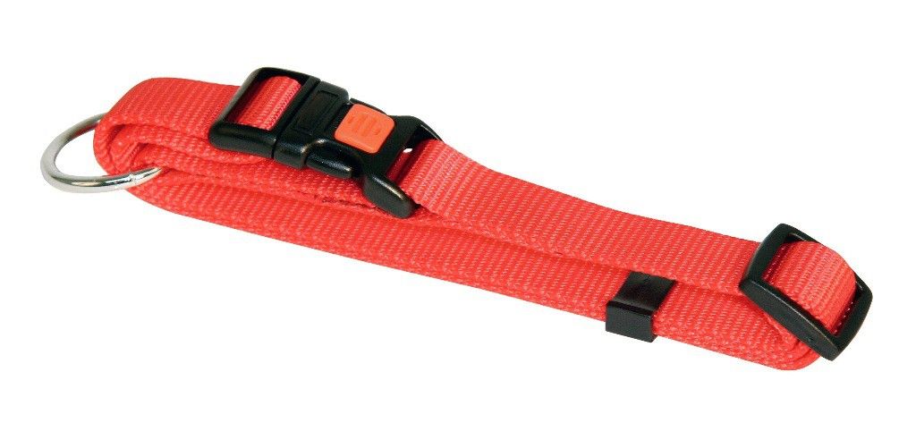 Hundehalsband Miami 20-35cm x 10mm Rot [83718] - KERBL