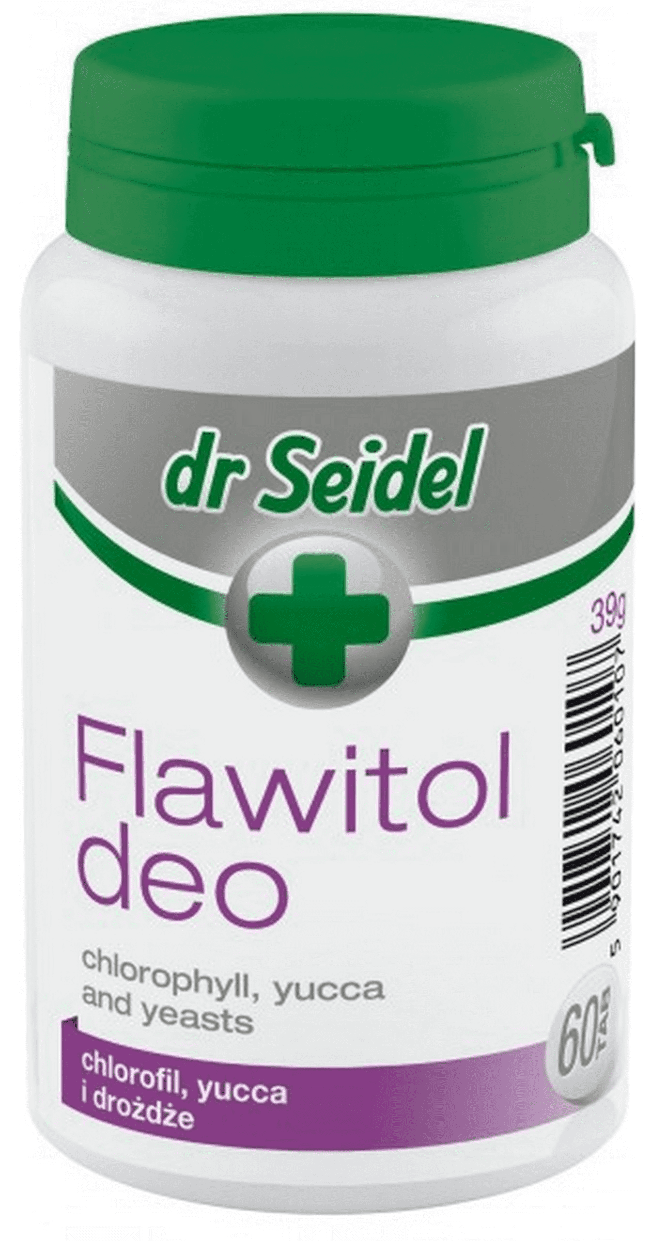 DEO mit Chlorophyll und Yucca Schidigera 60 Tabletten - FLAWITOL