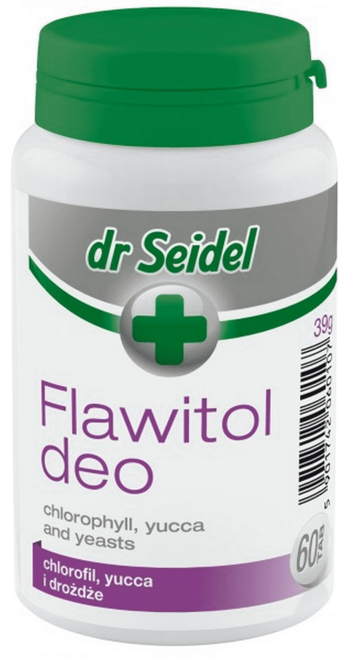 DEO mit Chlorophyll und Yucca Schidigera 60 Tabletten - FLAWITOL