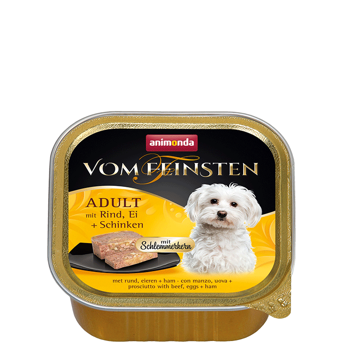 Vom Feinsten Gourmet Center Rind, Ei und Schinken 150g - ANIMONDA