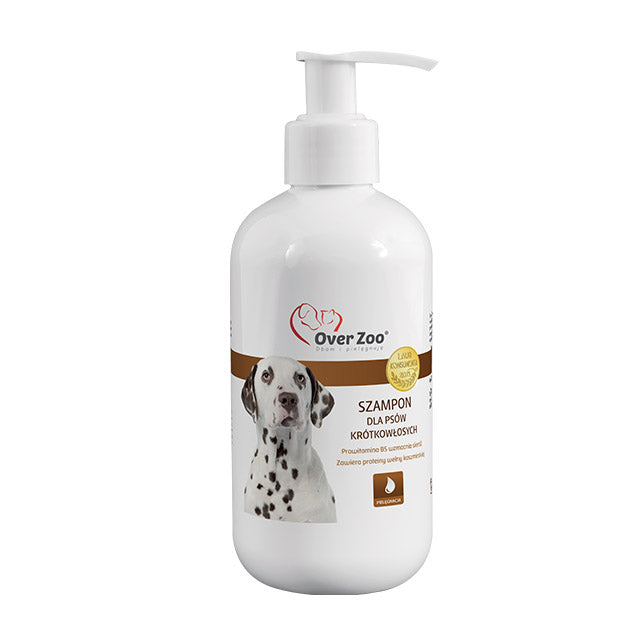 Shampoo für kurzhaarige Hunde 250ml - OVERZOO