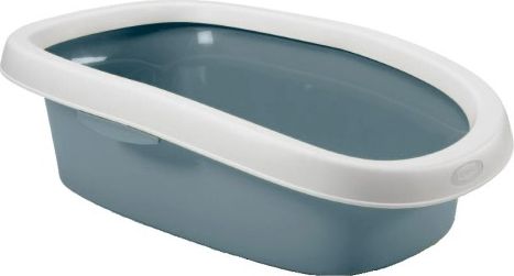 SPRINT 20 Katzentoilette, weiß und blau 58x39x17cm [81581] - STEFANPLAST