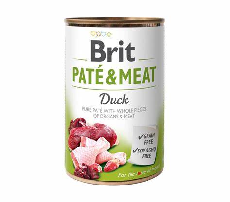 PATE & MEAT DUCK Hundedose mit Ente 400g - BRIT