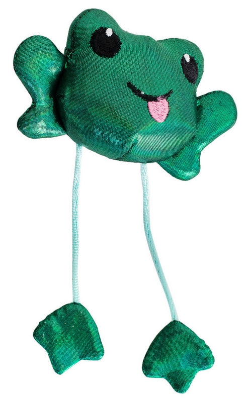 Toss 'N Dangle Frog Dangling Cat Frog [PS70378] - PETSTAGES