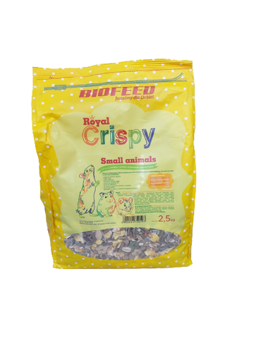 Royal Crispy Small Animals 2,5kg - für kleine Nager - BIOFEED