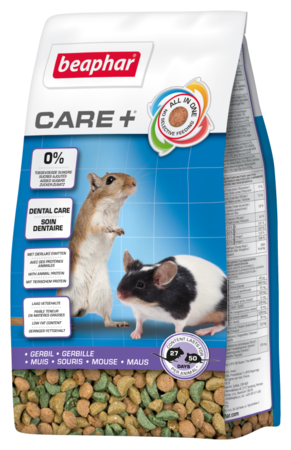 CARE+ GERBIL/MOUSE Futter für Rennmäuse und Mäuse 700g - BEAPHAR