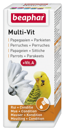 MULTI-VIT PARROTS 20ML - Vitaminpräparat für Papageien - BEAPHAR