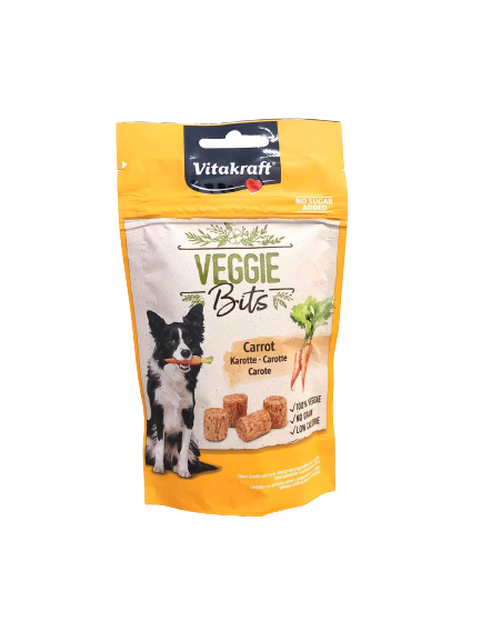 VEGGIE BITS Snack mit Karotte für Hunde 40g - VITAKRAFT