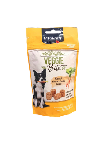 VEGGIE BITS Snack mit Karotte für Hunde 40g - VITAKRAFT