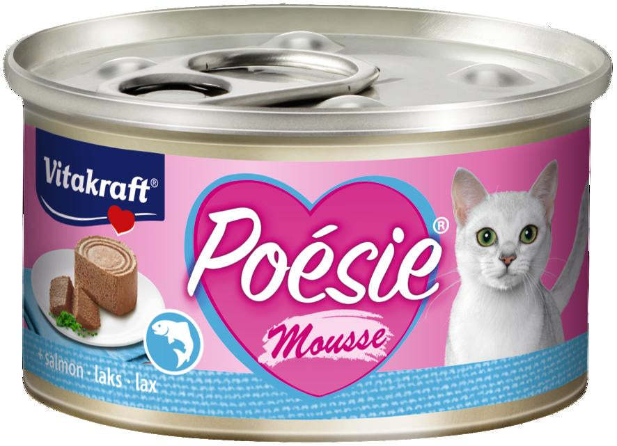 POESIE MOUSSE Dose mit Lachs für Katzen 85g - VITAKRAFT