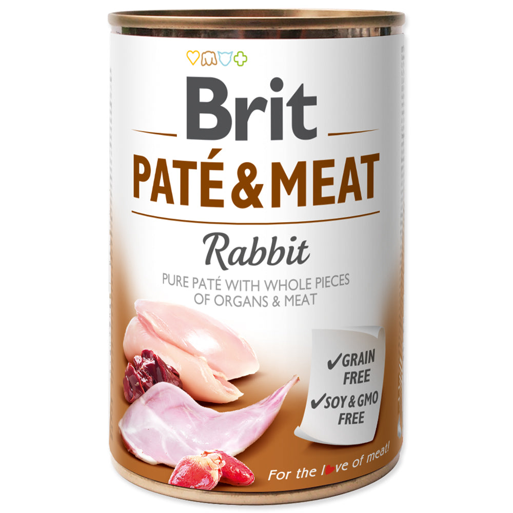 PATE & MEAT RABBIT Hundedose mit Kaninchen 400g - BRIT