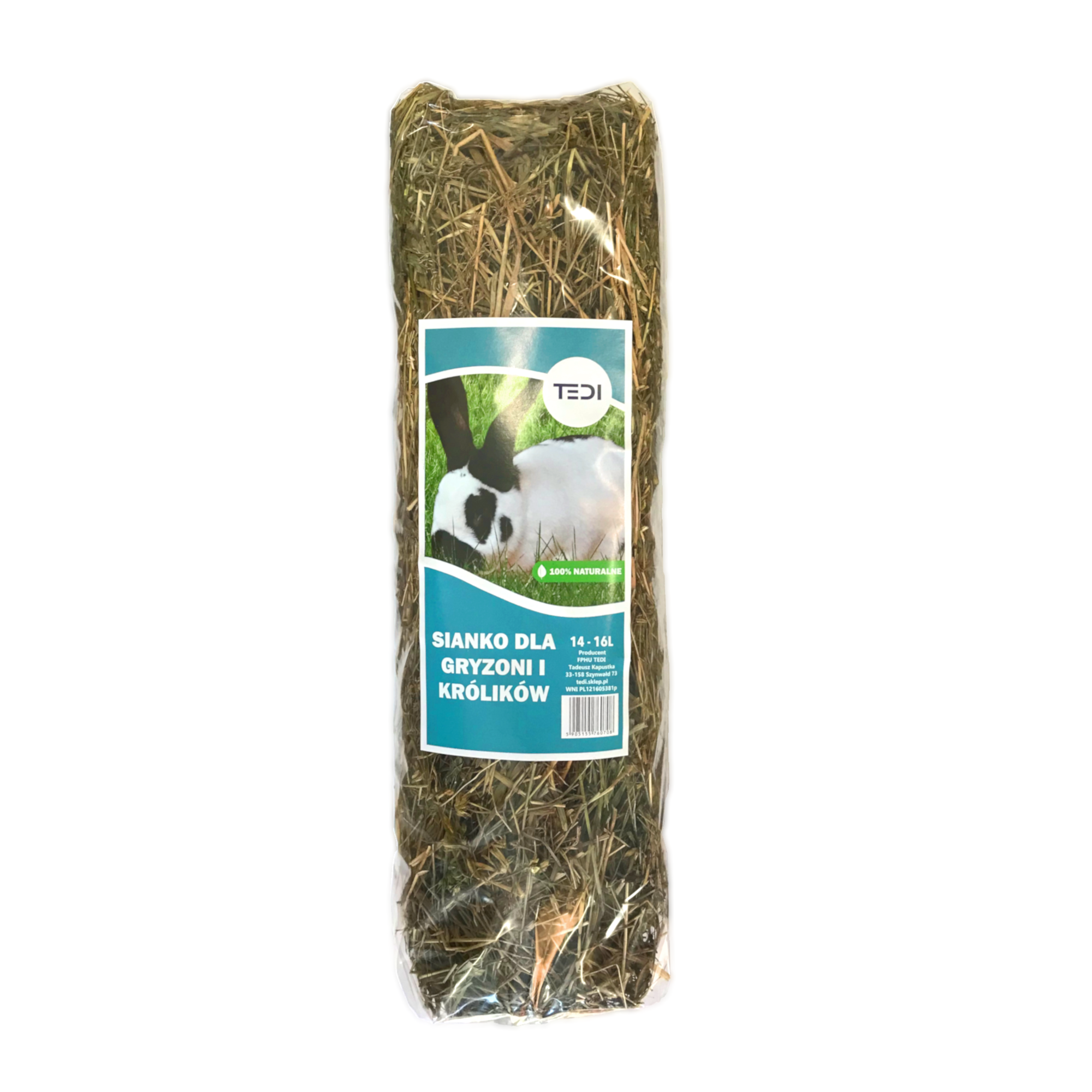 Natürliches Heu für Nager und Kaninchen 300g - TEDI