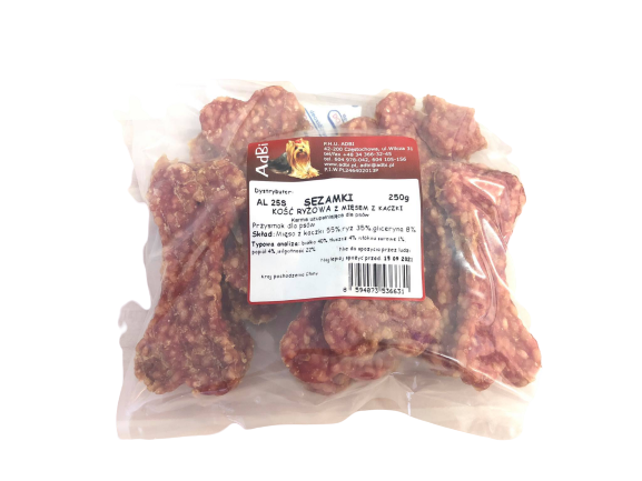 Sesamreisknochen mit Entenfleisch [AL25S] 250g - ADBI