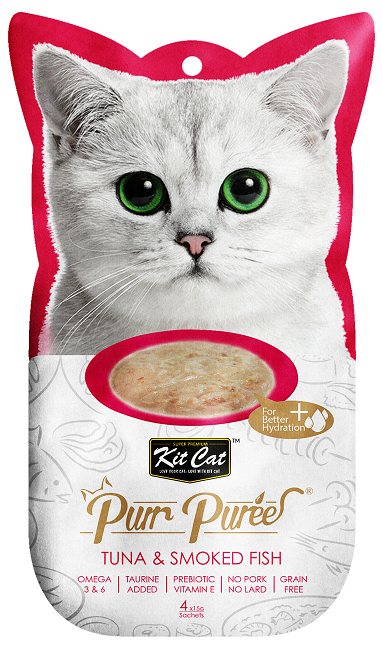 PurrPuree THUNFISCH & GERÄUCHERTER FISCH [KC-850] 4x15g - KIT CAT