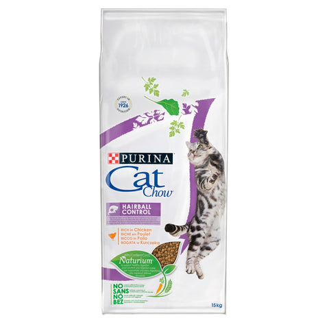 CAT CHOW HAIRBALL CONTROL 12kg + 3kg GRATIS - PURINA