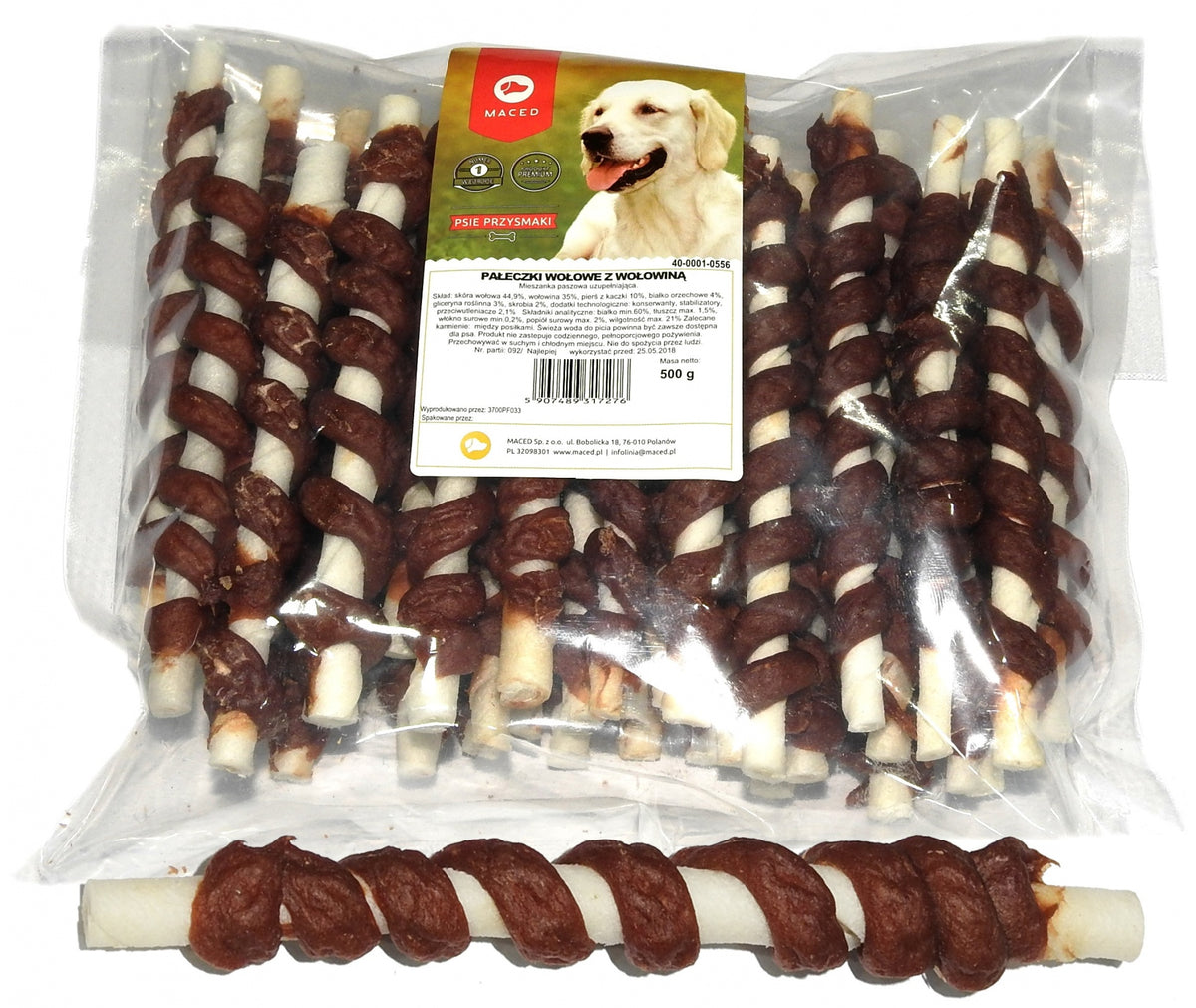 SM BEEF STICKS MIT RINDFLEISCH 500g - MACED