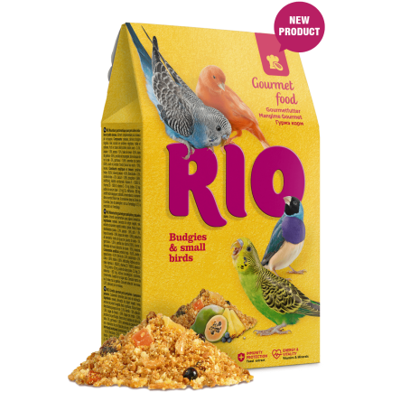 GOURMET Futter für Wellensittiche und kleine Papageien 250g [21210] - RIO