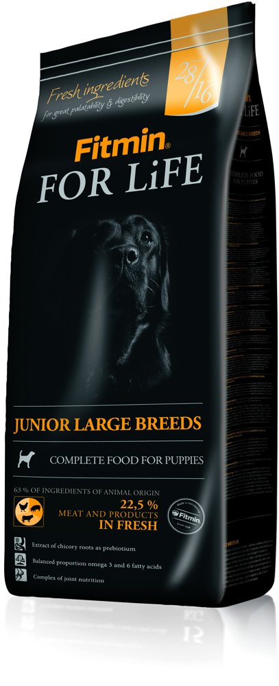 dog For Life Junior Large Breed 3kg - FITMIN