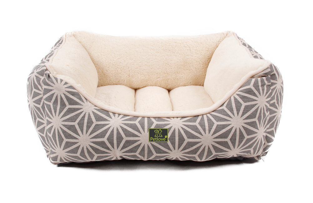 Beiges Hundebett 48x41x16cm [LEG895SBE] - PETLOVE